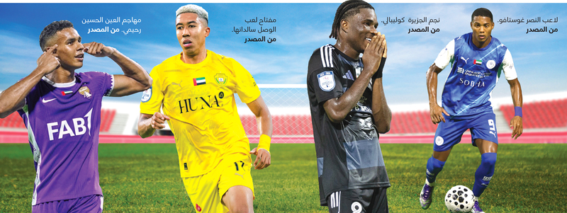 «العميد» يطلب الصدارة من الجزيرة.. ولعبة الكبار بين الوصل والعين 1757716989 image