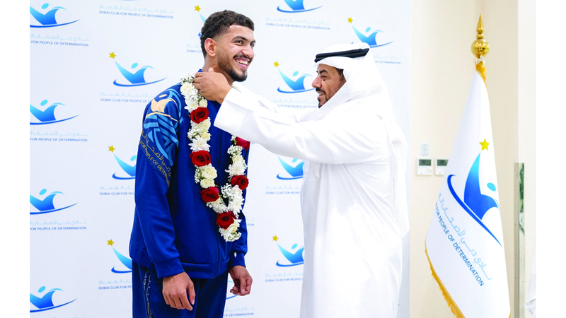 «دبي لأصحاب الهمم» يحتفي بالبطل محمد يوسف تقديراً لإنجازه العالمي 1760070449 image