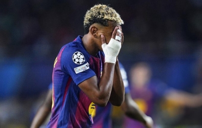 برشلونة يعلن غياب لامين يامال لـ 3 أسابيع بسبب الإصابة 9486528
