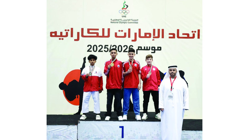 «الشارقة» و«شباب الأهلي» يتصدران كأس الإمارات للكاراتيه 1762847979 image