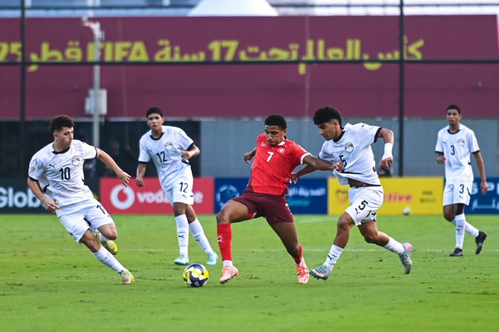 مصر تودع مونديال الناشئين بعد الخسارة بثلاثية أمام سويسرا 1763135499 image