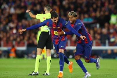 برشلونة يحتفل بعودته لكامب نو برباعية في مرمى بيلباو 9496712