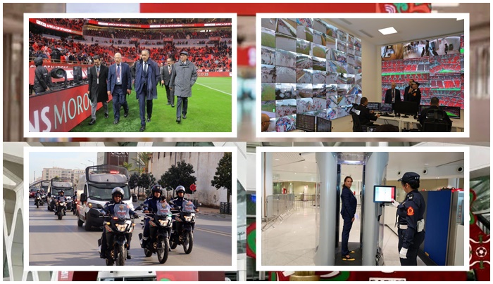 منظومة أمنية استثنائية تحرس كأس إفريقيا بالمغرب 444